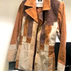 Charlotte Russe Coat with patchwork design